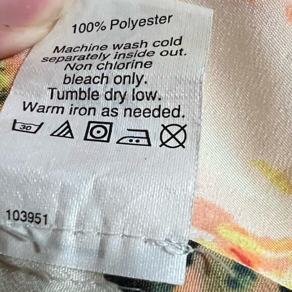 J. Crew Floral Printed drapey sleeveless top Size Large - Picture 8 of 8